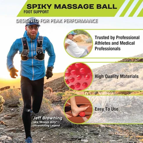 LORDEX – Spiky Massage Ball | Deep Tissue Trigger Point Therapy