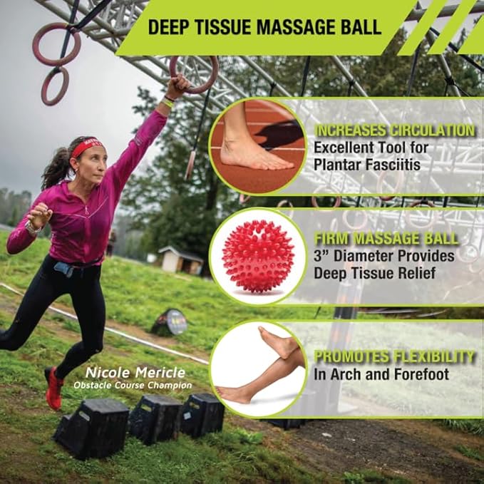 LORDEX – Spiky Massage Ball | Deep Tissue Trigger Point Therapy