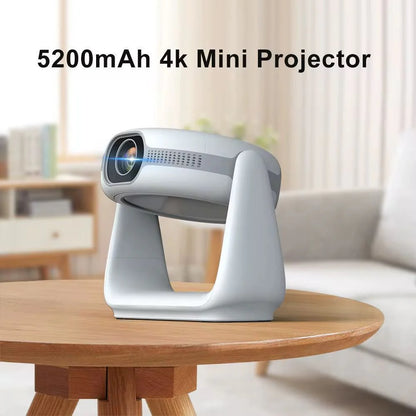 4K Mini Projector – Portable Home Cinema with HD Clarity