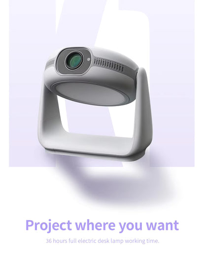 4K Mini Projector – Portable Home Cinema with HD Clarity