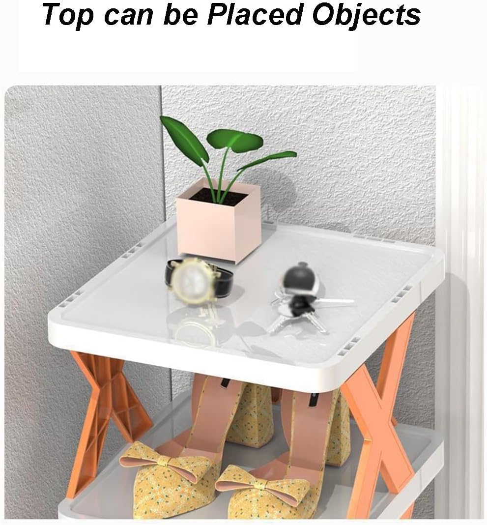 X-Shaped Shoe Rack | Space-Saving Foldable Shoe Organizer