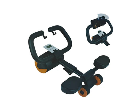 Abdomen Wheel with Mobile Holder – Core Strength Roller for Home Fitness
