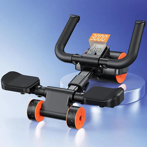 Abdomen Wheel with Mobile Holder – Core Strength Roller for Home Fitness