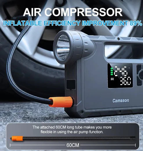 High-Pressure Bicycle Pump – Portable Air Pump for Bikes & Sports Equipment