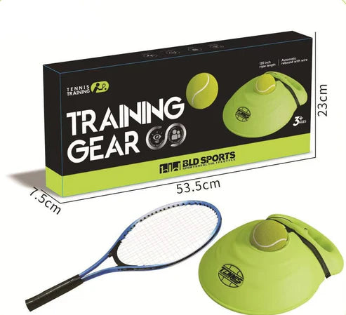Retractable Tennis Trainer – Solo Training Rebound Ball with Base