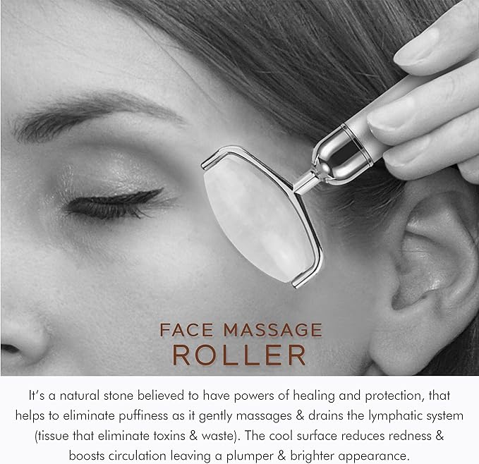 Facial Roller – Natural Massage Tool for Glowing, Youthful Skin