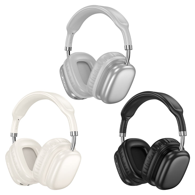 Hoco – Wireless Bluetooth Headphones with Deep Bass & Comfort Fit