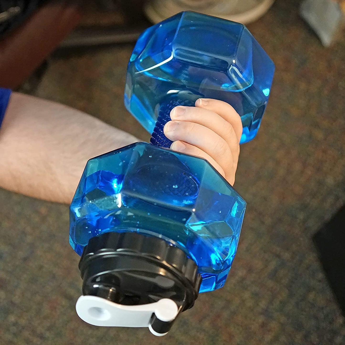 LORDEX – Dumbbell Shape Water Bottle (2-in-1 Fitness & Hydration)