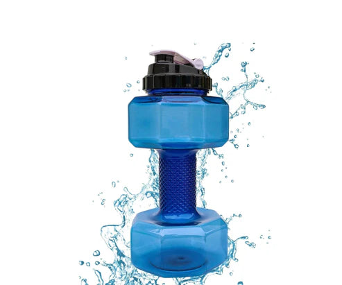 LORDEX – Dumbbell Shape Water Bottle (2-in-1 Fitness & Hydration)