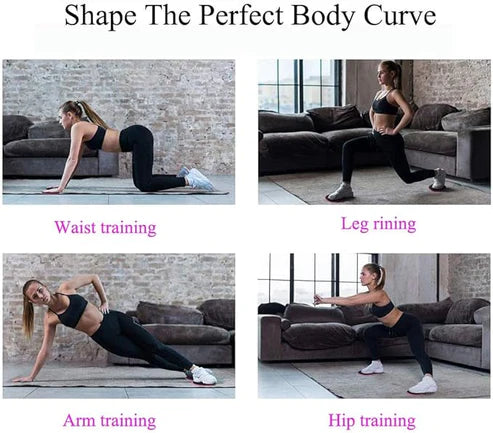 LORDEX – Sliders Discs | Core & Full-Body Workout Gliding Discs