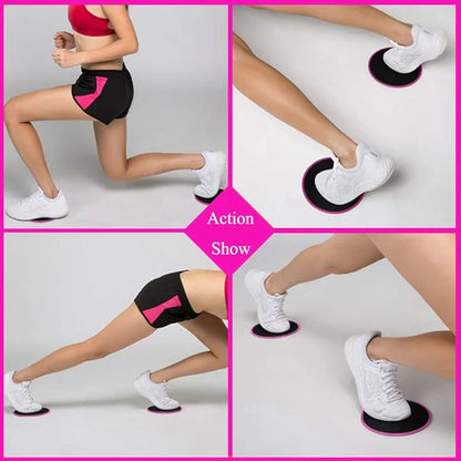 LORDEX – Sliders Discs | Core & Full-Body Workout Gliding Discs