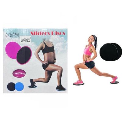 LORDEX – Sliders Discs | Core & Full-Body Workout Gliding Discs