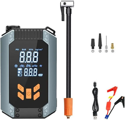 Portable 7200ACA Car Starter with Air Pump | Battery Booster + Power Bank (150 PSI)