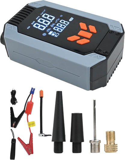 Portable 7200ACA Car Starter with Air Pump | Battery Booster + Power Bank (150 PSI)