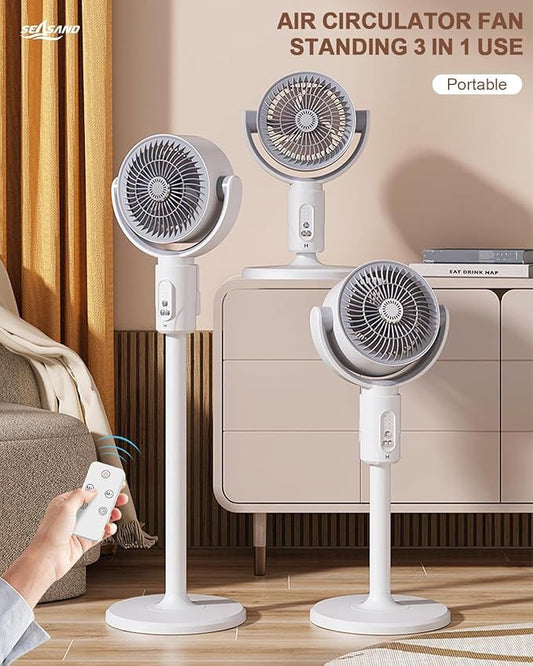 Standing Fan for Bedroom – Powerful & Silent Cooling