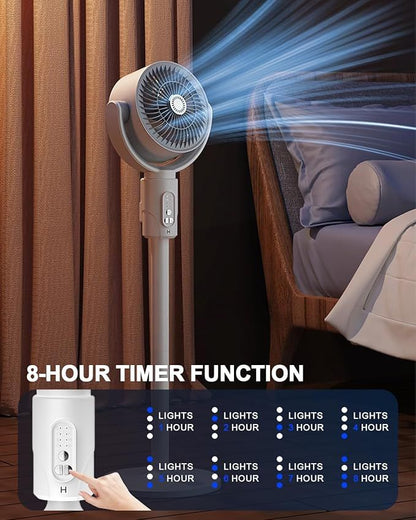 Standing Fan for Bedroom – Powerful & Silent Cooling